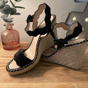 Marc Fisher BUNDLE Scalloped Espadrille Wedge Sandals - Women